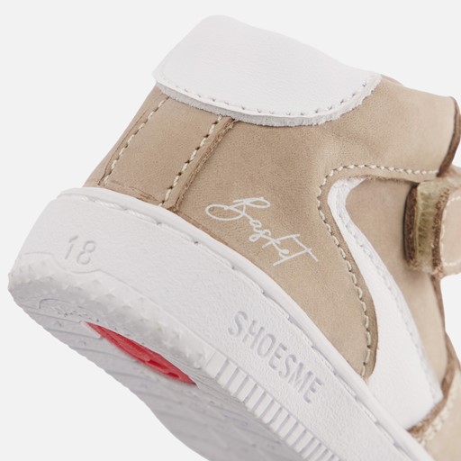 Shoesme Babyproof Babyschoenen taupe Leer