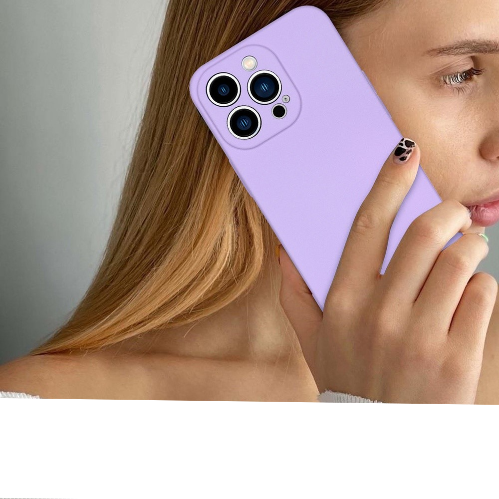 iPhone 13 Pro Soft Touch Gummi Case Hülle mit Kameraschutz - Rot