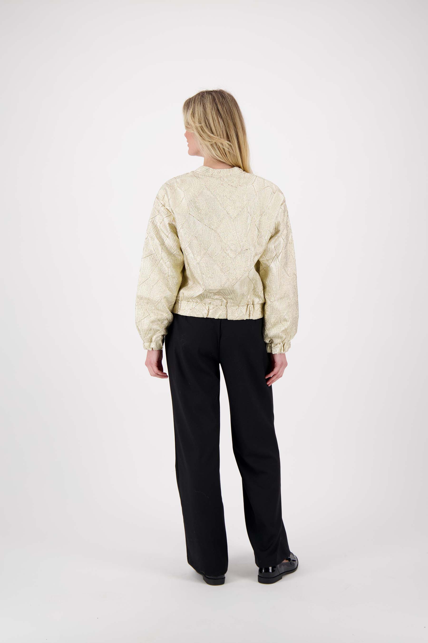 jacquard glans jasje