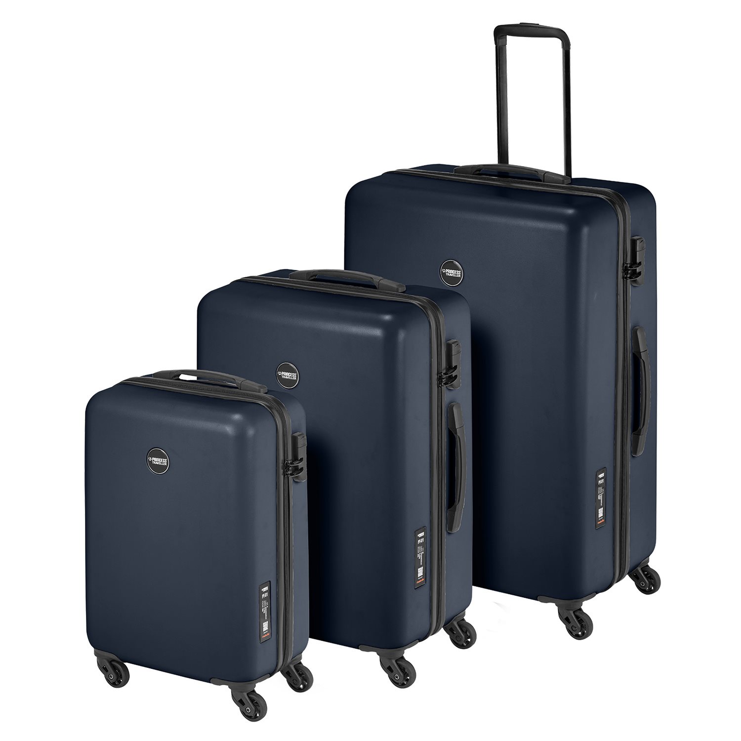 Princess Traveller PT-01 Cabin Trolley platinum navy