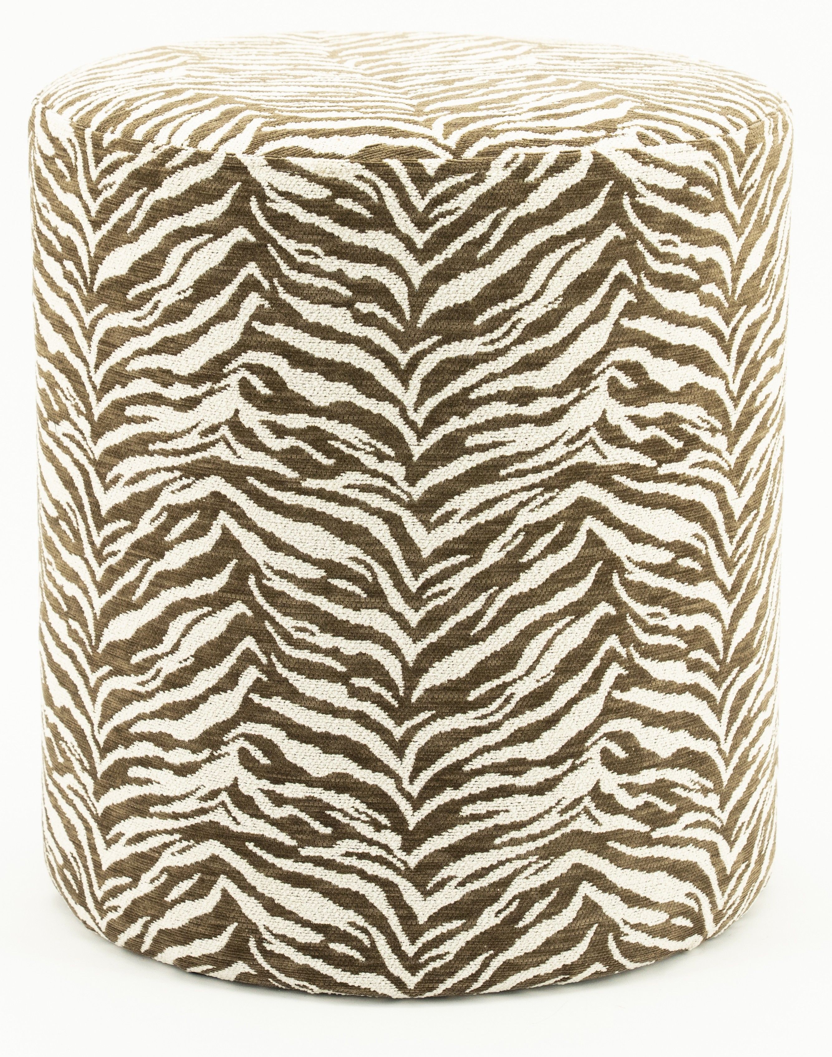 Poef Bruin 250383 Tigra ⌀38  x H42 cm