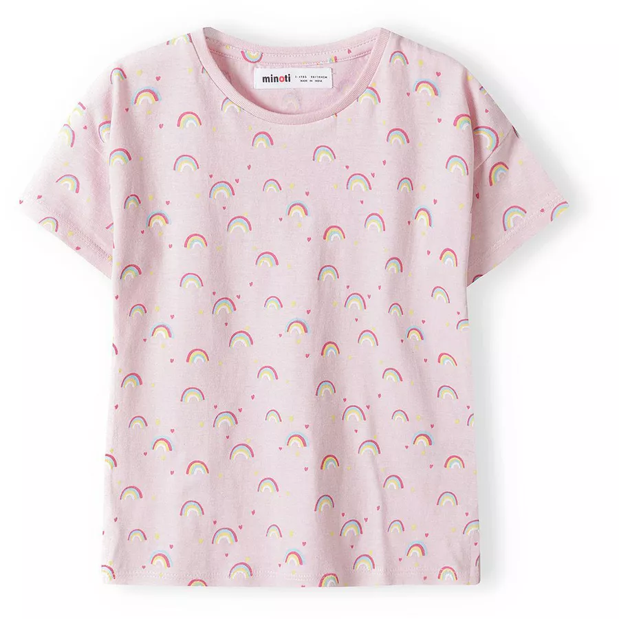 MINOTI 3er-Pack T-Shirts RosaWeiß