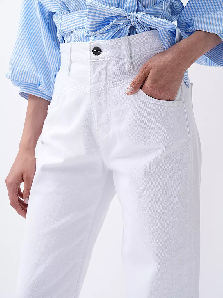 RICH & ROYAL Jeans 7/8 weiss