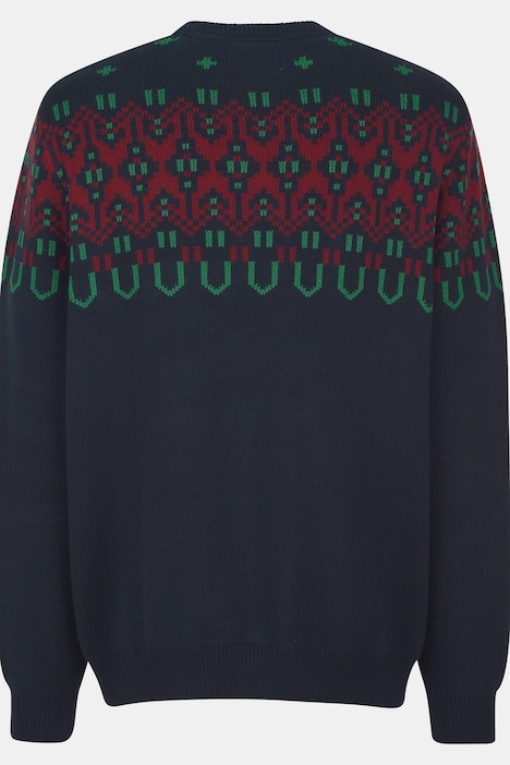 Boston Park Pullover, Bauchfit, Muster, Rundhals, bis 80/82