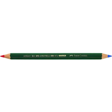 Faber-Castell Bürofarbstift CASTELL COLOR 873, rot/blau
