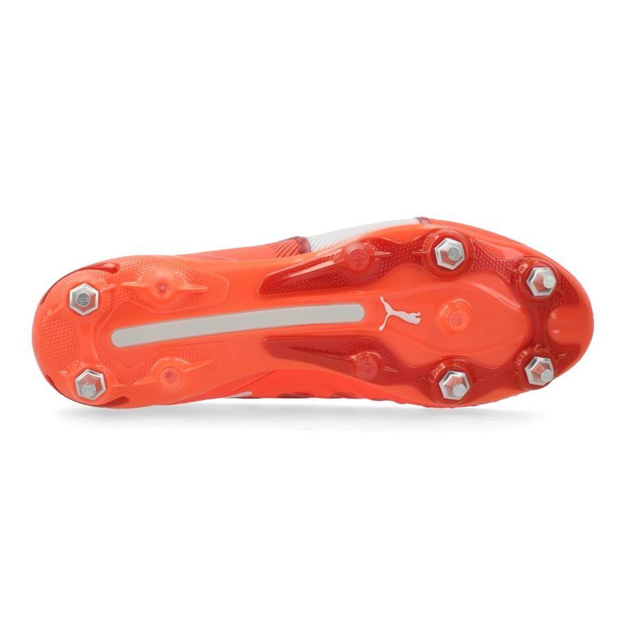 PUMA King Ultimate SG Unlimited - Glowing Red/Blanc/Red Fire