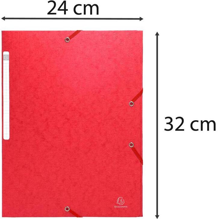 Chemise 3 rabats à élastiques Maxi Capacity carte lustrée 600g/m2 Scotten ®- A4