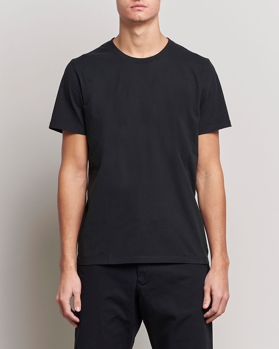 NN07 Pima Crew Neck Tee Black
