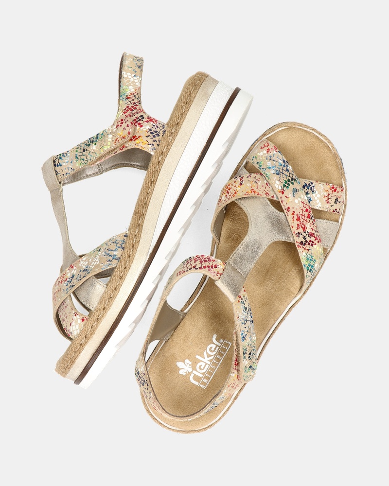 Rieker Sandalen  - beige