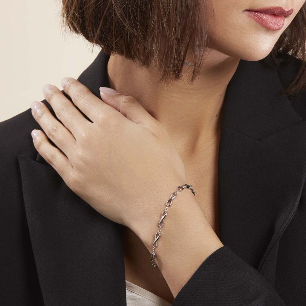Bracelet Daphne Acier Blanc