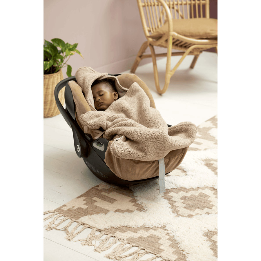 MEYCO Fußsack Teddy - Sand - 40 x 82 cm