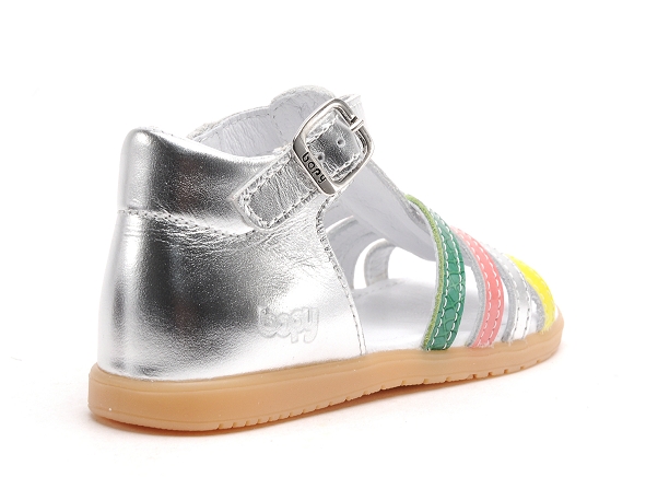 Bopy nu pieds bebe reabou argent