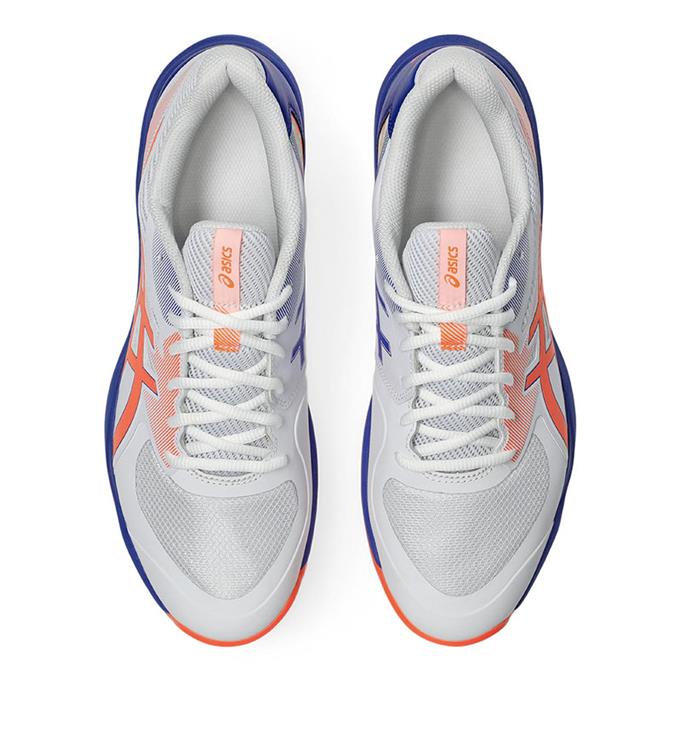 ASICS GAME FF PADEL 1041A493-100 WHITE-VIVID-CORAL