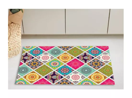 Tapis de cuisine 50x180 cm Polyester Multi Fro