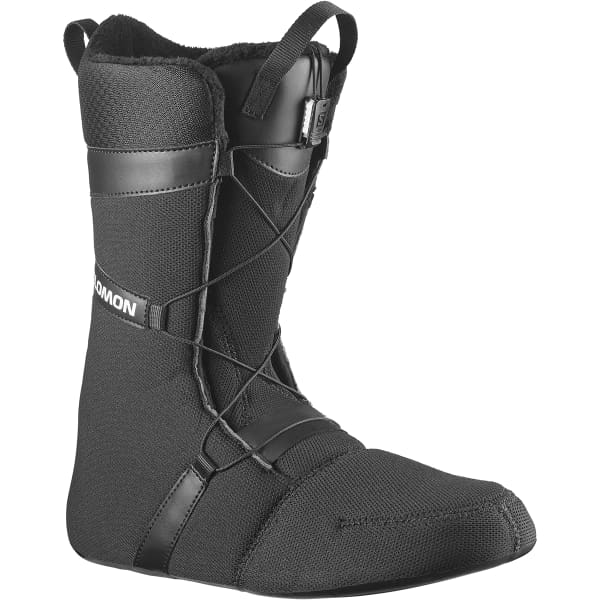Boots snowboard SALOMON LAUNCH BOA SJ BOA BLACK / WHITE / BLACK