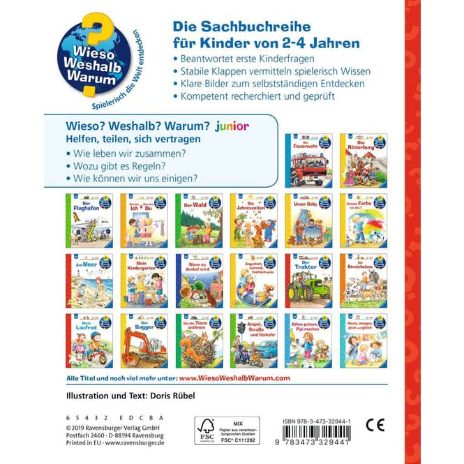 Wieso?Weshalb?Warum? - Junior -  Helfen, teilen, sich vertragen