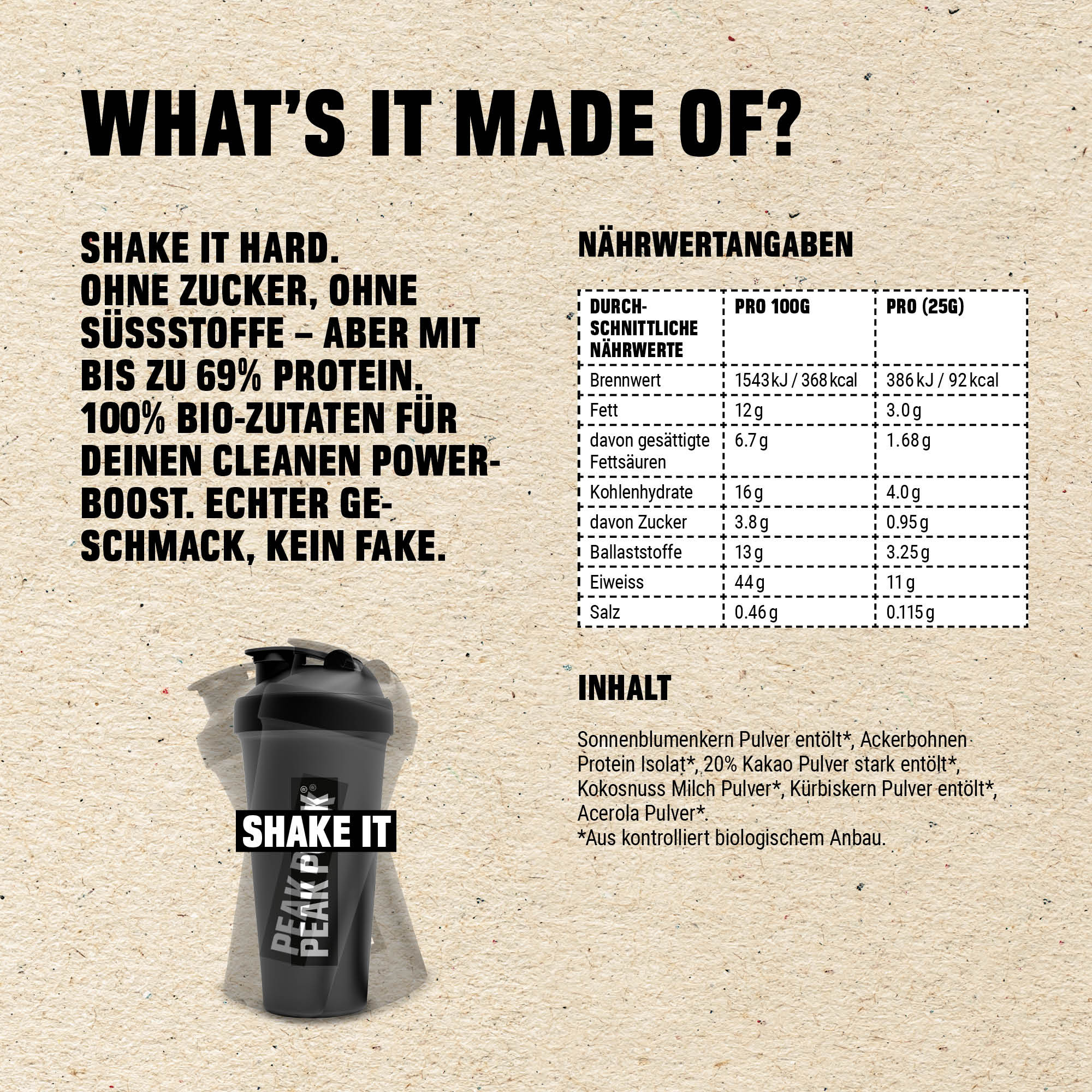 Bio High Protein Shake Choco