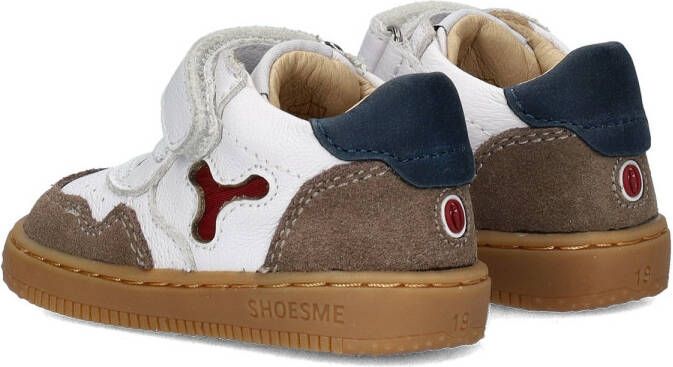 ShoesMe BN24S012-A white taupe multi bruin