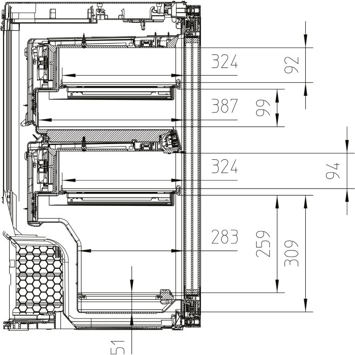 Miele Einbau-Weinschrank KWT 6422 i-1