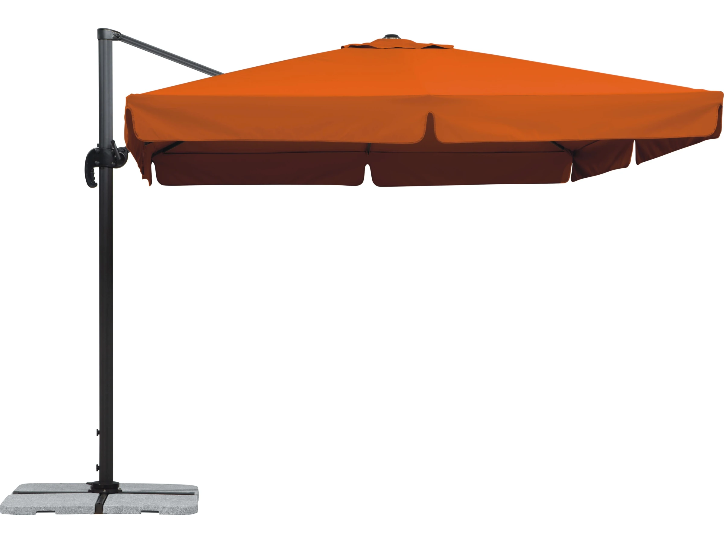 Schneider Schirme Ampelschirm Rhodos 300 cm x 300 cm Terracotta