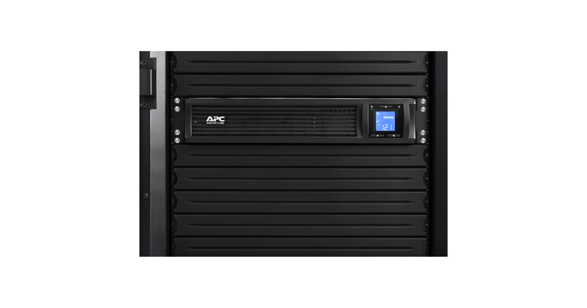 APCSmart-UPS SMC1000I-2UC Noodstroomvoeding ups  (Zwart, 4x C13, USB, Rack Mountable, SmartConnect, 1000VA)