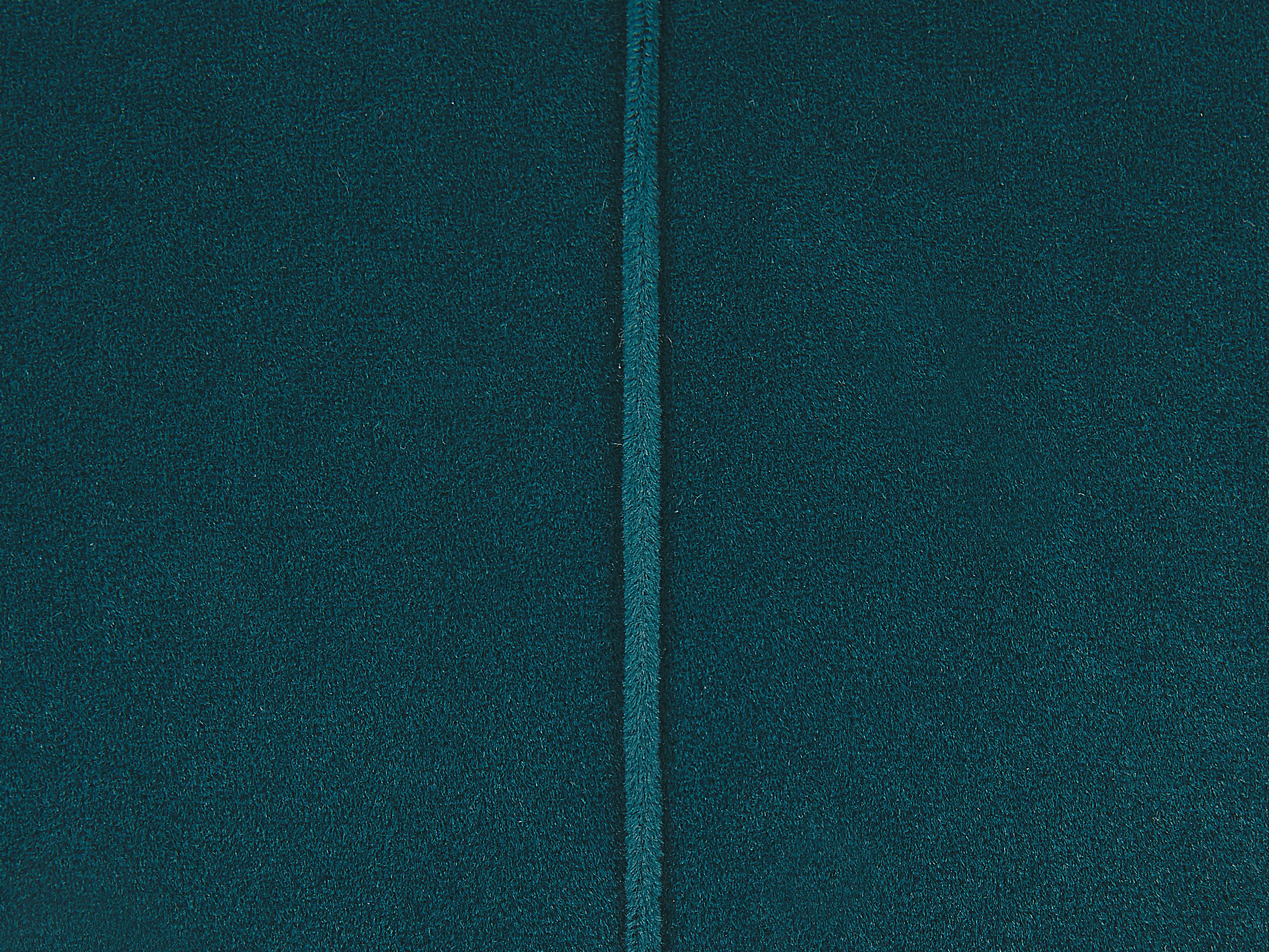 Set van 2 krukken LUBBOCK Fluweel Groenblauw