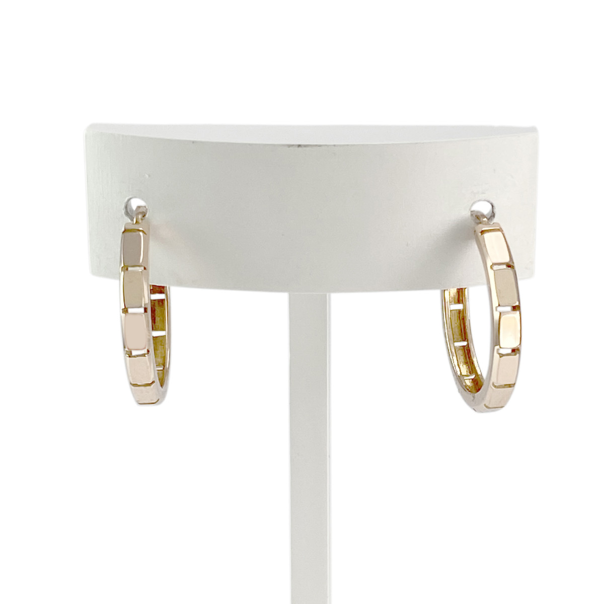Boucles d'oreilles d'occasion or 750 jaune 20 mm