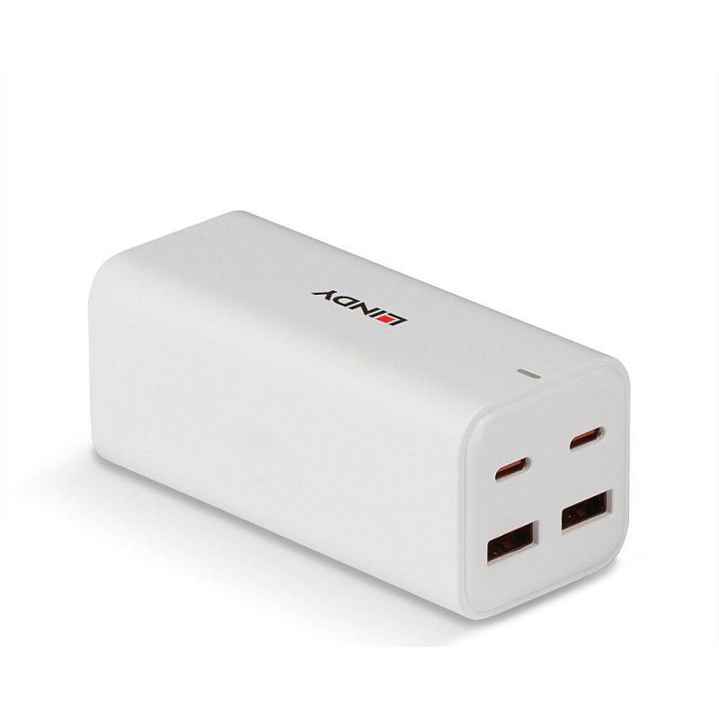 Lindy Chargeur GaN 100W USB Type A & C 4 ports