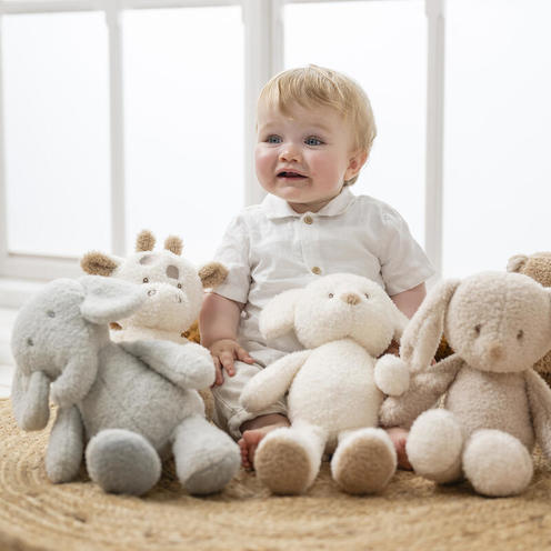 PELUCHE ELEPHANT - GRIS - NATTOU