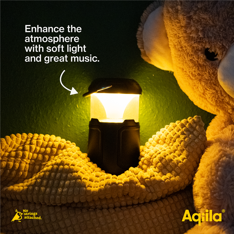 Aqiila - Soundbird B10 - Dæmpbar LED lampe med højttalere