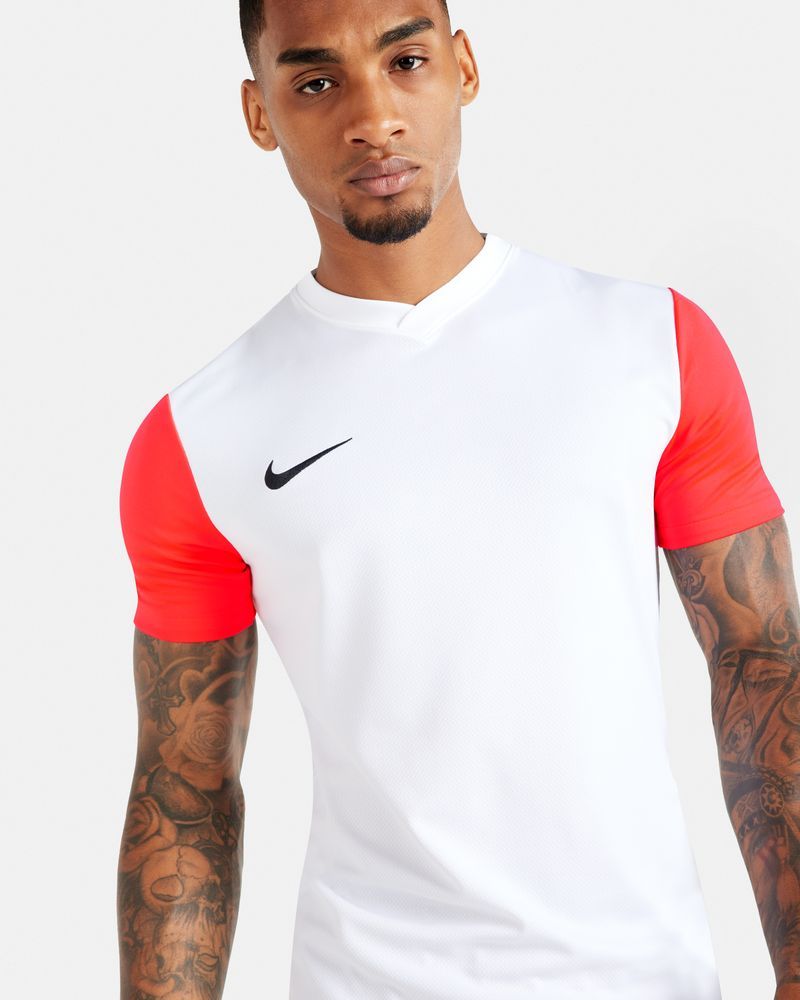 Maillot Nike Tiempo Premier II Blanc & Rouge pour homme