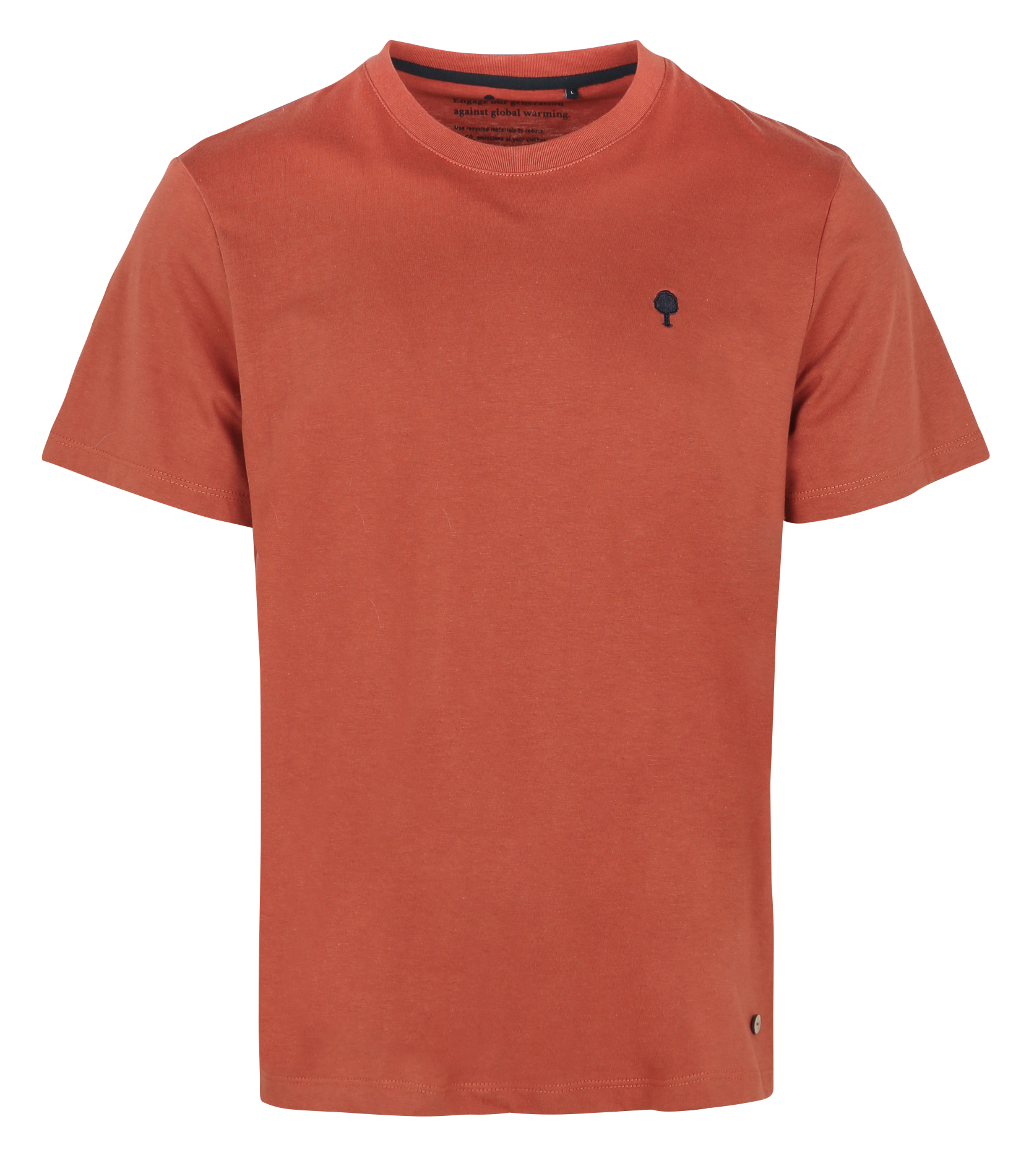 ARCY - Tee-shirt col rond en coton | Rouge