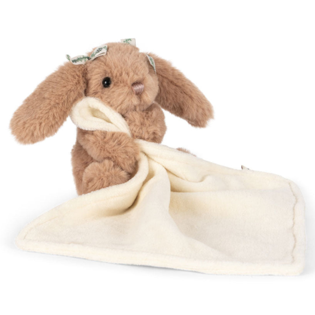konges sløjd knuffeldoek sleepy bunny - off white
