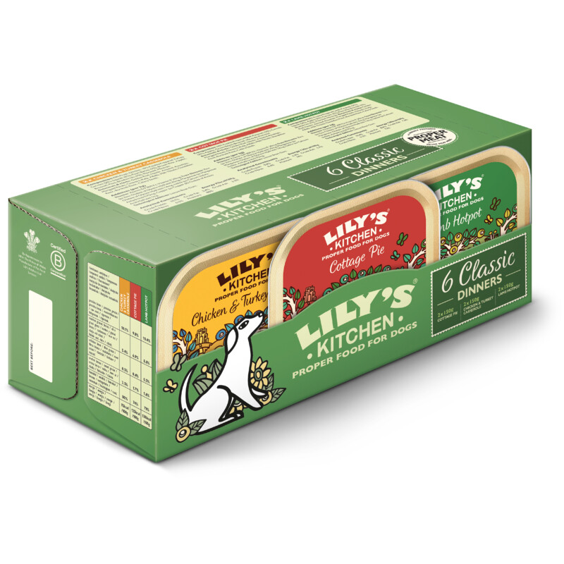 Lily's Kitchen Classic dinners diverse smaken 6-pack