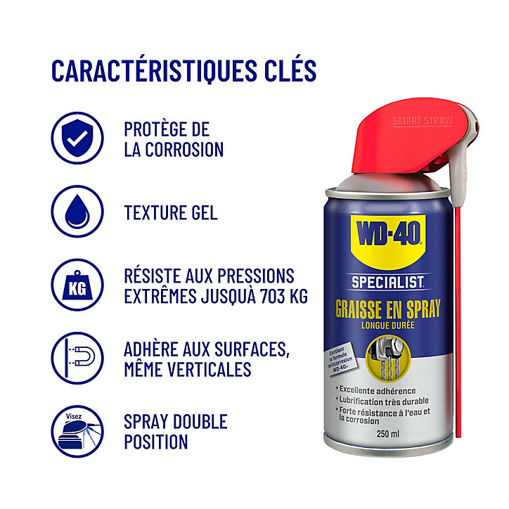Graisse longue durée WD-40 Specialist 250ml