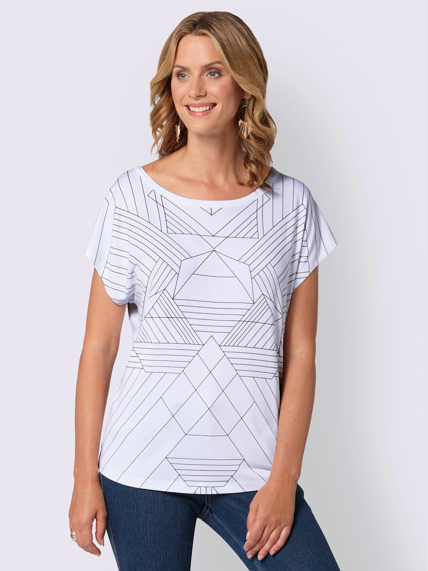 T-shirt tendance à motif graphique original