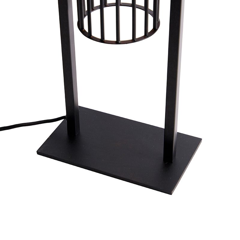 Moderne tafellamp zwart - Balenco Wazo