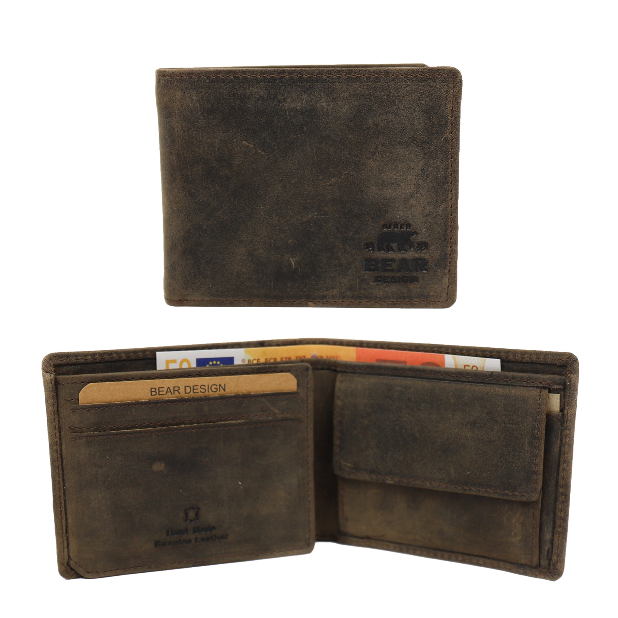 Billfold 'Lucas' bruin Bruin