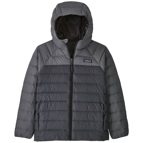Doudoune ski PATAGONIA K'S REVERSIBLE DOWN SWEATER HOODY INK BLACK