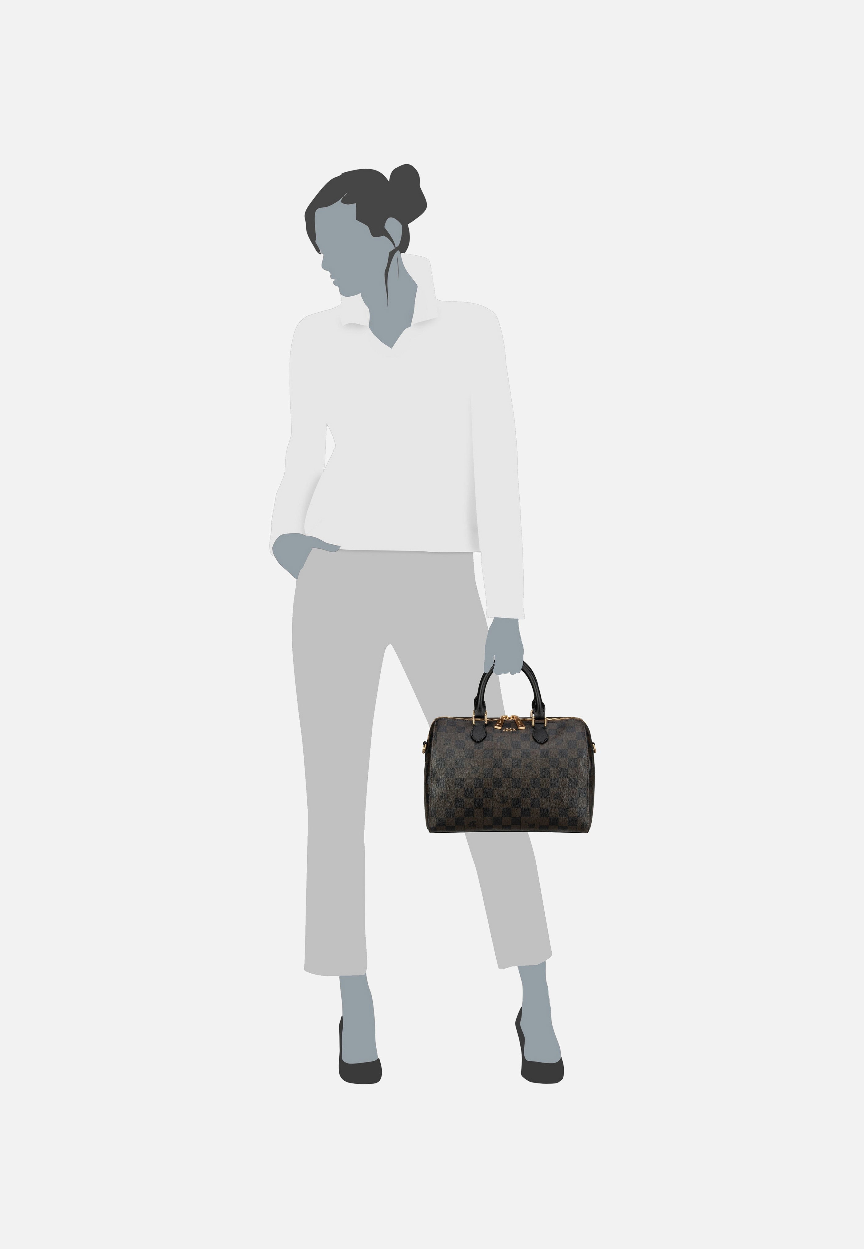 Cortina Piazza Aurora HandBag SHZ Seal Brown - Bowling Bag