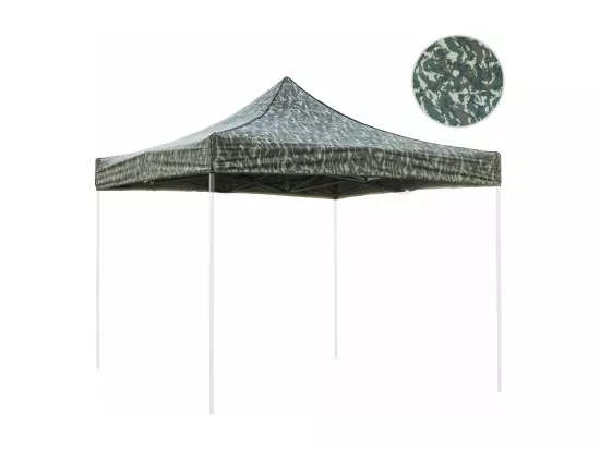 Feuille de toit de camouflage militaire imperméable 3X3 pour le remplacement du gazebo pliable