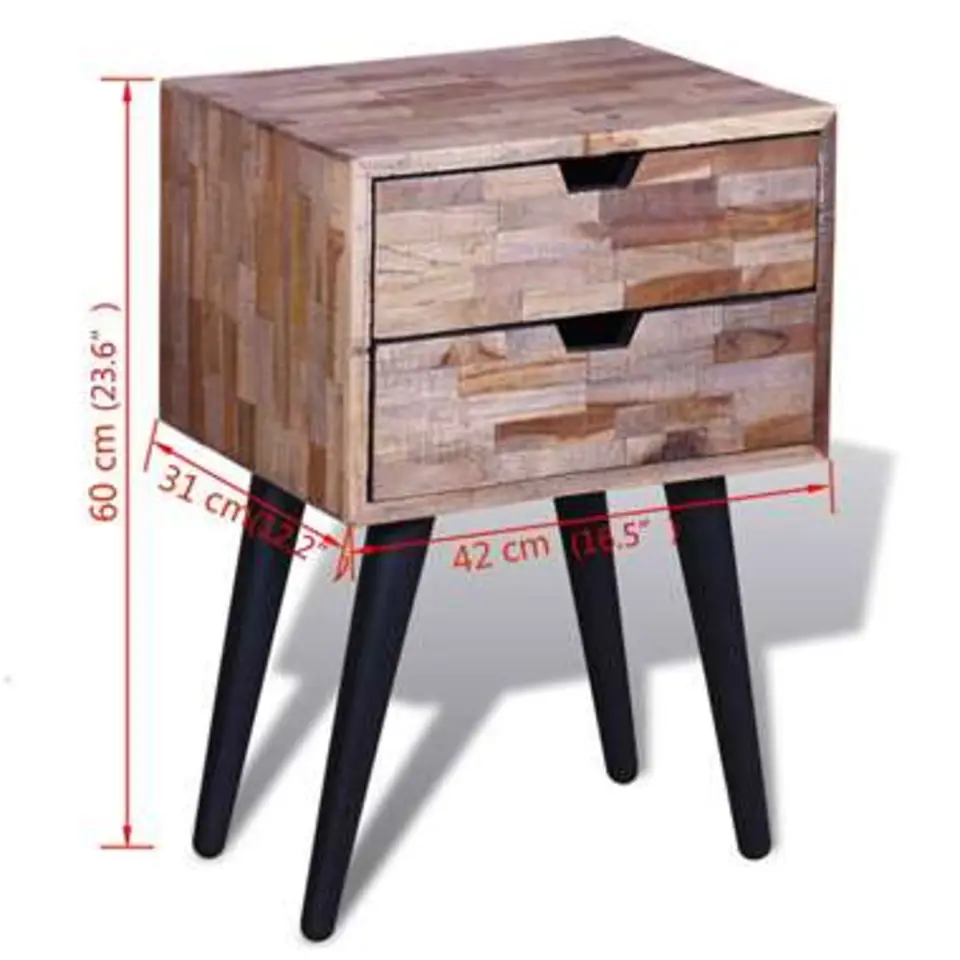 vidaXL - Kast - Bruin - Hout