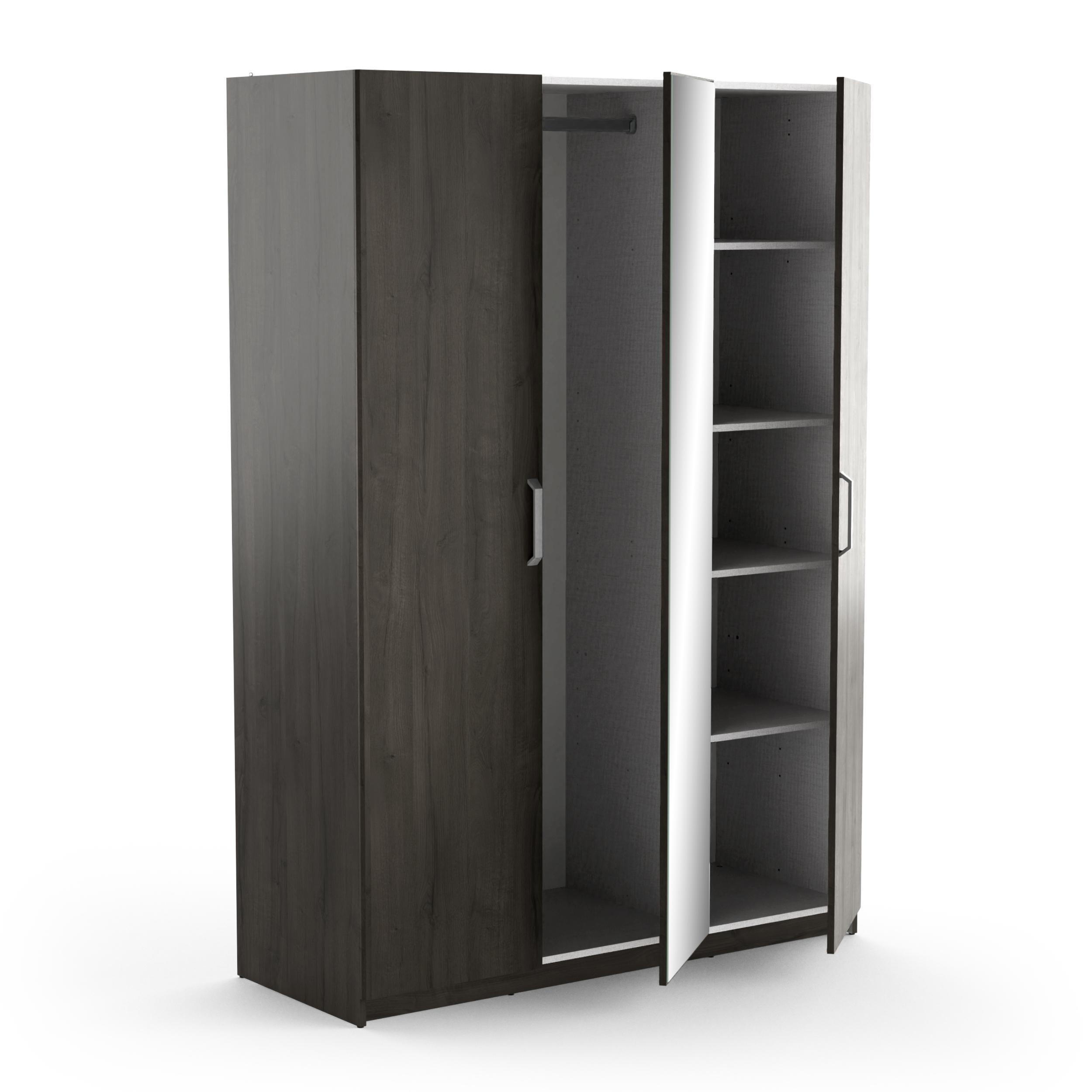 ARMOIRE 3 PORTES 1 MIROIR RICHMOND CHENE WATERFORD