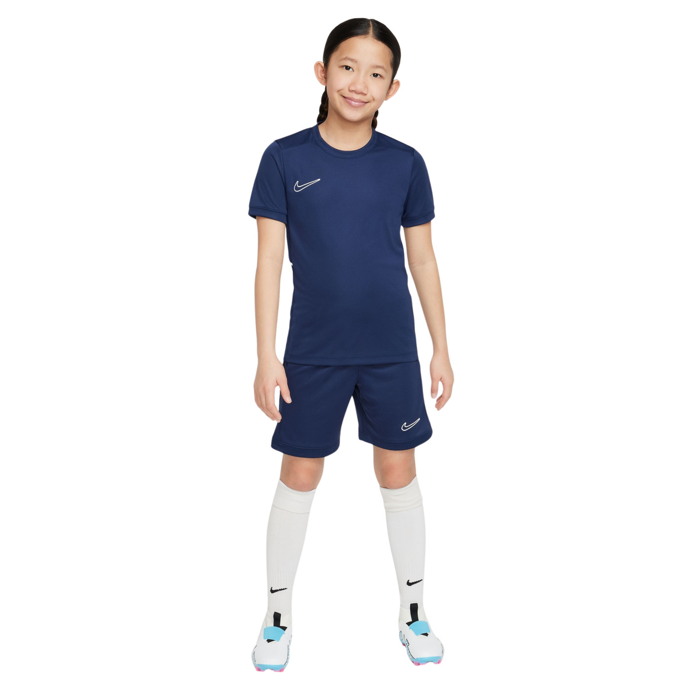 Nike Academy 25 Trainingsset Kids Donkerblauw Blauw Wit