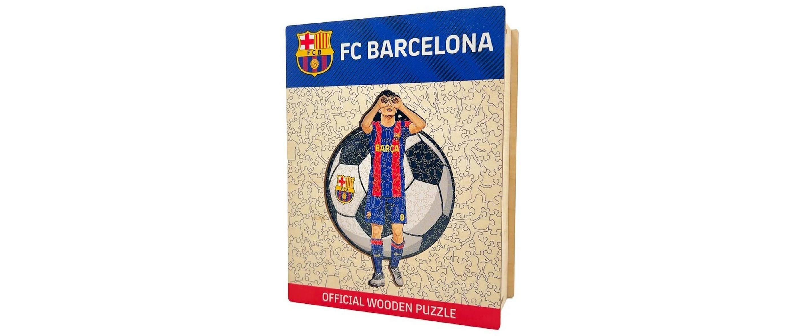 FC Barcelona – PedriOffizielles Holzpuzzle, Grösse M