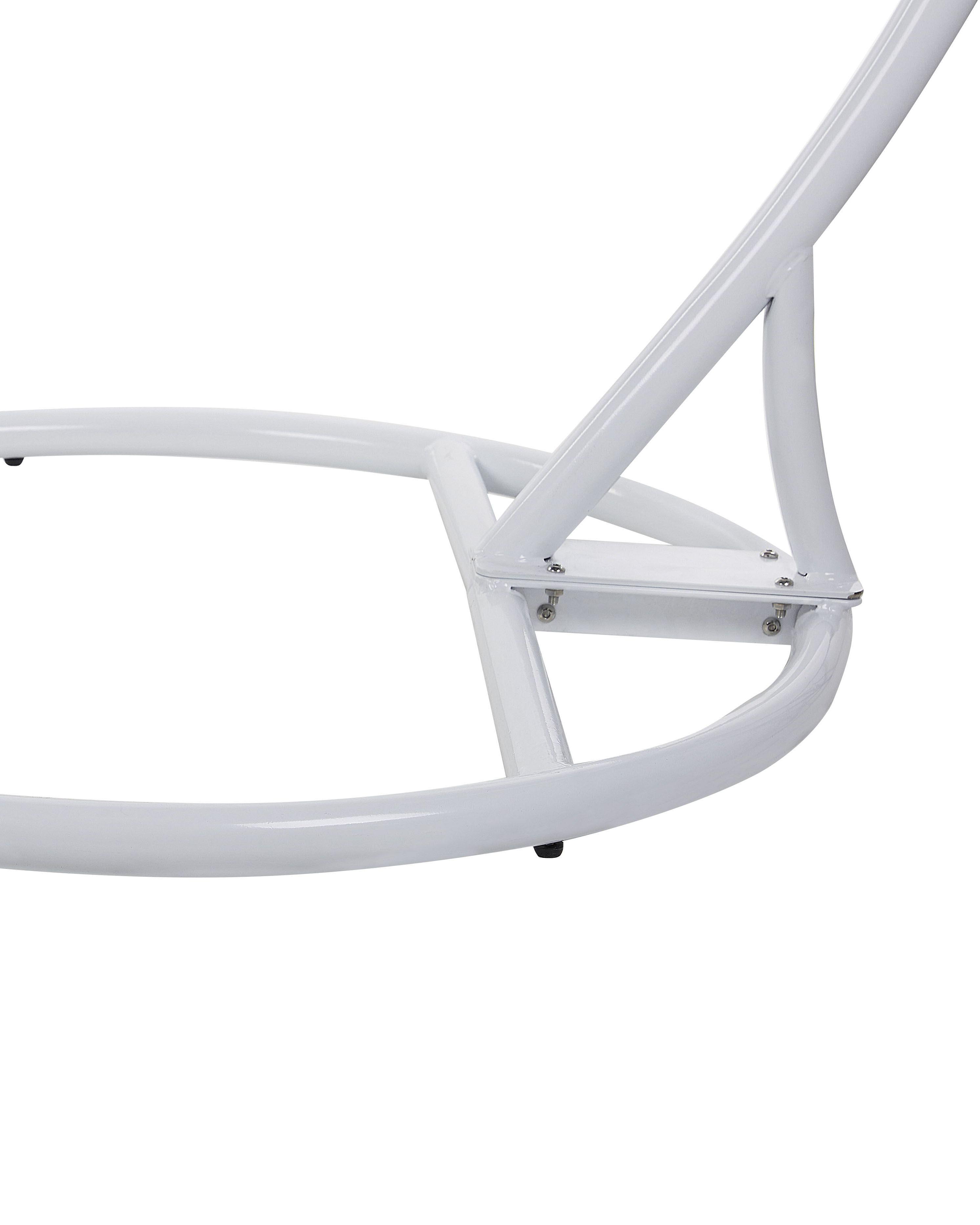 Hangstoel met standaard SESIA PE rotan Lichtgrijs
