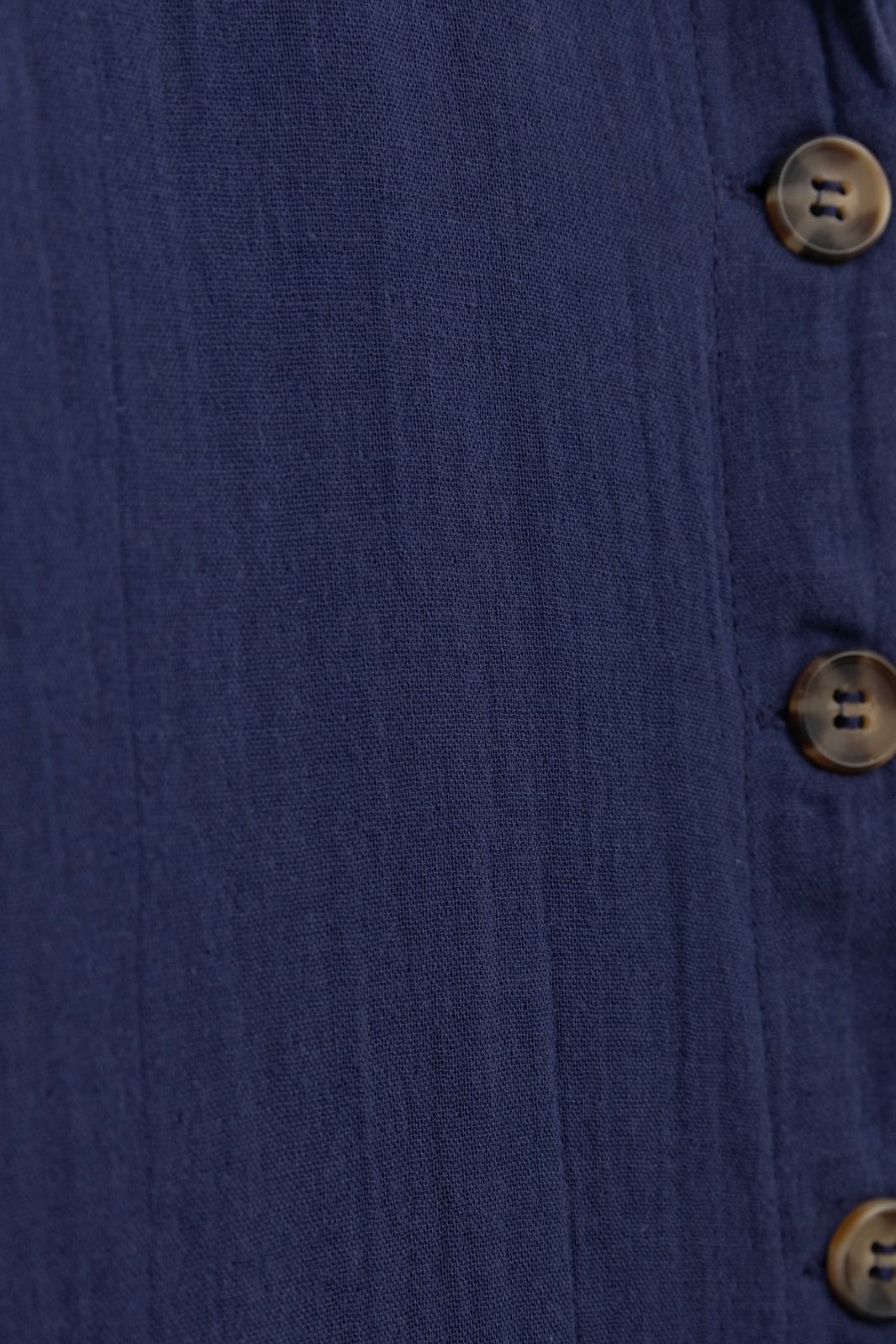 Blauwe jumpsuit met reverskraag