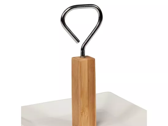 Pot en métal vert 19,5x19,5x27h