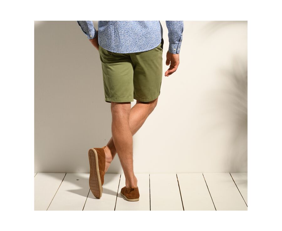 Bermuda chino homme Vert Eté - BARRY