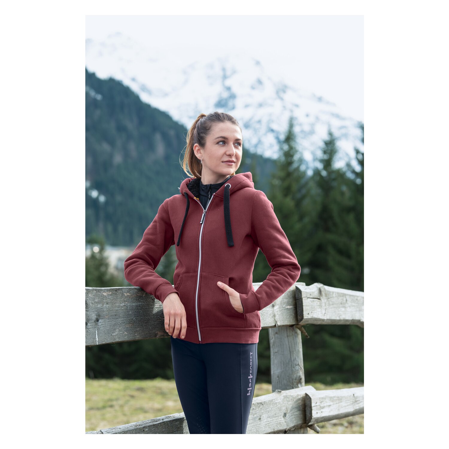 black forest Grip-Vollbesatz-Reithose Midseason - navy